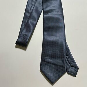 Men's Elegant Black Patterned Tie